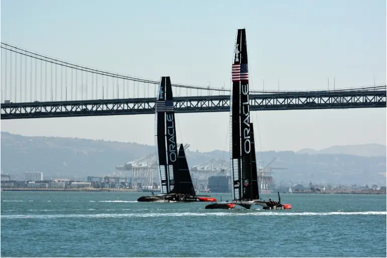 Team Oracle high-performance yachts