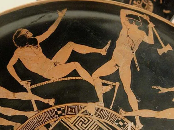 Theseus-fighting-Prokrustes