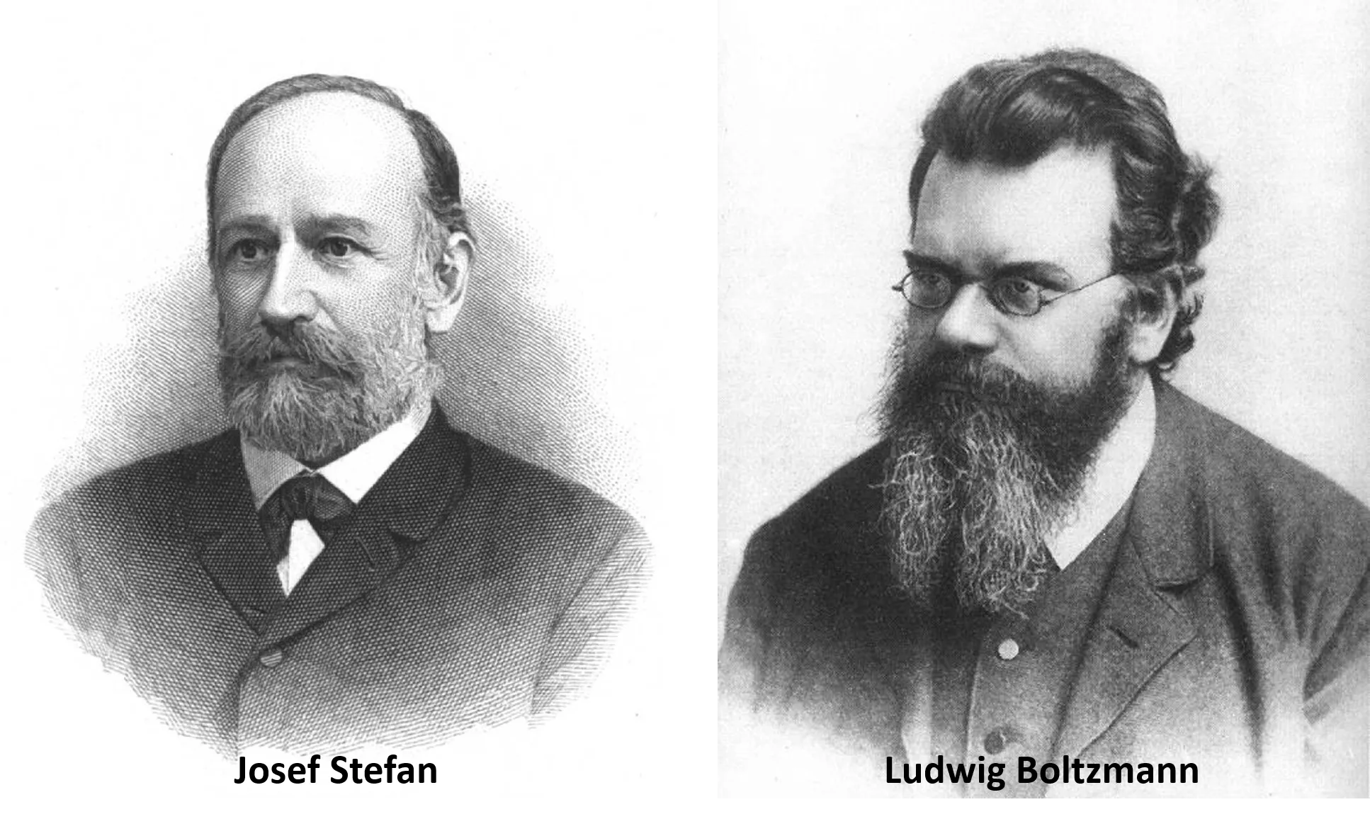 Stefan and Boltzmann