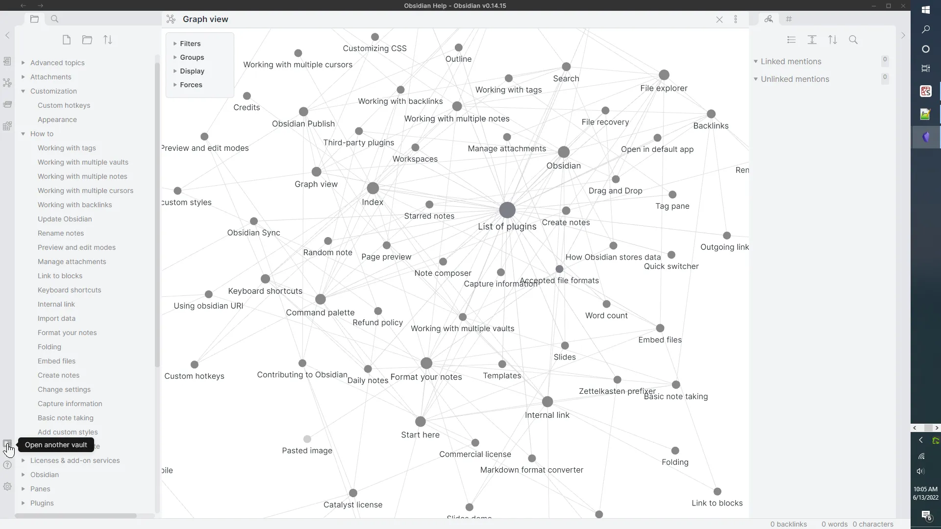 obsidian-help-graph-view